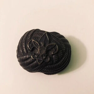 Vintage Boy Scout  Neckerchief Slide Scarf Slider Eagle Crest